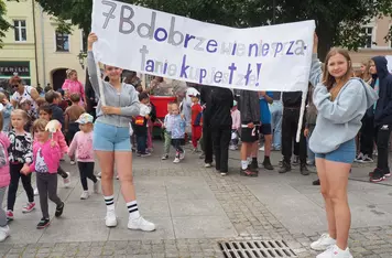 Masz Głos w Chełmnie. Happening przed ratuszem [fot. Agnieszka Waszkiewicz]