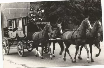 Czy ktoś pamięta, ten dyliżans pocztowy w Chełmnie? Był to 1973 rok [19 lutego 2016] , fot. Nostalgia Chełmno