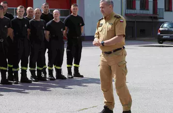 Pełen atrakcji Profilaktyczny czwartek zorganizowali strażacy, policjanci i żołnierze z Chełmna/ Fot. AW