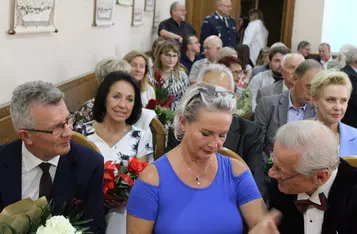 Uroczystość nadania tytułu Zasłużony dla Miasta Chełmna Władysławowi Fliegerowi/FOT. JD