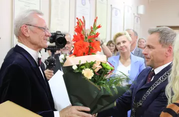 Uroczystość nadania tytułu Zasłużony dla Miasta Chełmna Władysławowi Fliegerowi/FOT. JDUroczystość nadania tytułu Zasłużony dla Miasta Chełmna Władysławowi Fliegerowi/FOT. JD