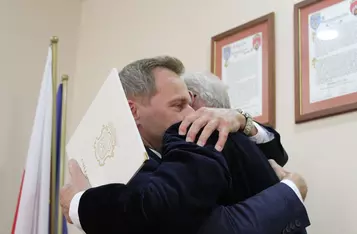 Uroczystość nadania tytułu Zasłużony dla Miasta Chełmna Władysławowi Fliegerowi/FOT. JD