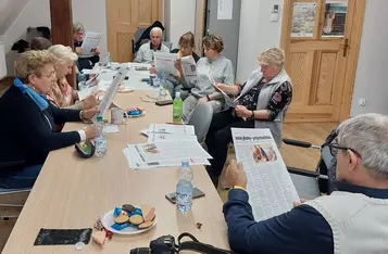 Senior też dziennikarz/Fot. JD