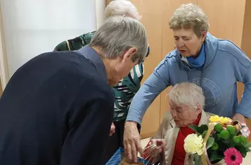 Senior też dziennikarz/Fot. JD