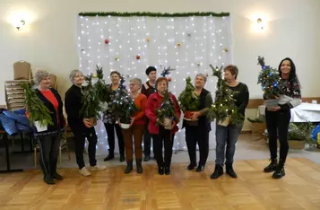 Świąteczne Warsztaty Florystyczne w Papowie Biskupim/ Fot. Nadesłane