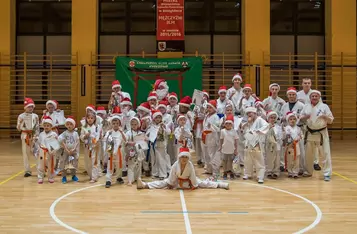 Świąteczne spotkanie u karateków z Chełmna/ Fot. Pitrex
