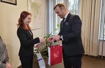 15-letnia Zuzanna i jej mama uratowały mężczyznę, który chciał odebrać sobie życie/ Fot. KPP Świecie