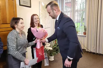 15-letnia Zuzanna i jej mama uratowały mężczyznę, który chciał odebrać sobie życie/ Fot. KPP Świecie