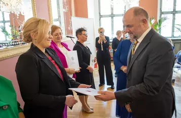 Wręczenie aktów nominacji do Kujawsko-Pomorskiej Rady Kobiet, fot. Mikołaj Kuras dla UMWKP