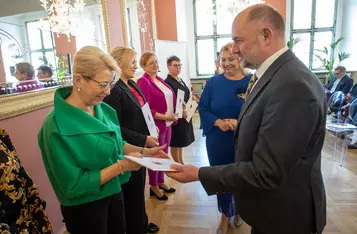 Wręczenie aktów nominacji do Kujawsko-Pomorskiej Rady Kobiet, fot. Mikołaj Kuras dla UMWKP