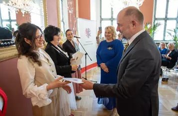 Wręczenie aktów nominacji do Kujawsko-Pomorskiej Rady Kobiet, fot. Mikołaj Kuras dla UMWKP