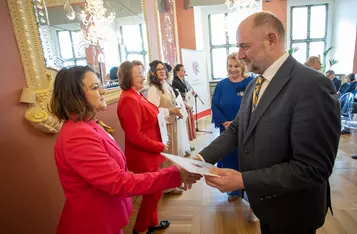 Wręczenie aktów nominacji do Kujawsko-Pomorskiej Rady Kobiet, fot. Mikołaj Kuras dla UMWKP