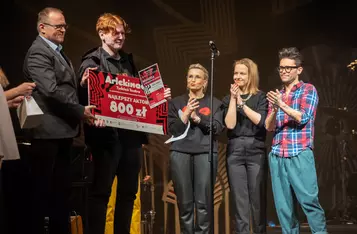 Na zakończenie “Arlekinady” w Inowrocławiu wystąpił Tomasz Organek fot. Mikołaj Kuras dla UMWKP