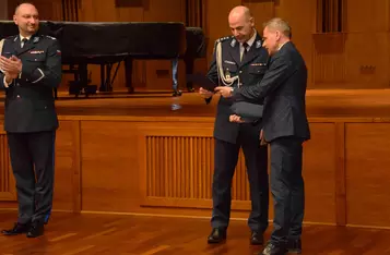 Uroczystość powołania komendanta policji w Chełmnie/ Fot. AW