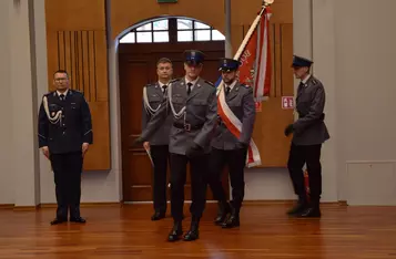 Uroczystość powołania komendanta policji w Chełmnie/ Fot. AW