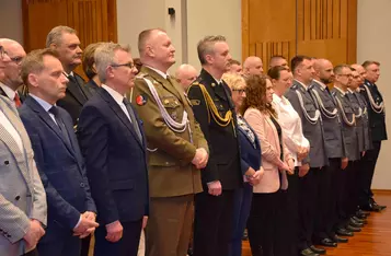 Uroczystość powołania komendanta policji w Chełmnie/ Fot. AW