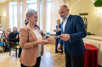 Wręczenie nagród z okazji Dnia Teatru, fot. Szymon Zdziebło/tarantoga.pl dla UMWKP