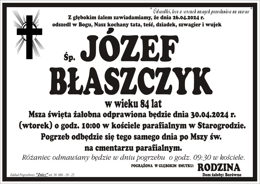 Miejsce na komentarz to przestrzeń na Twoje kondolencje.