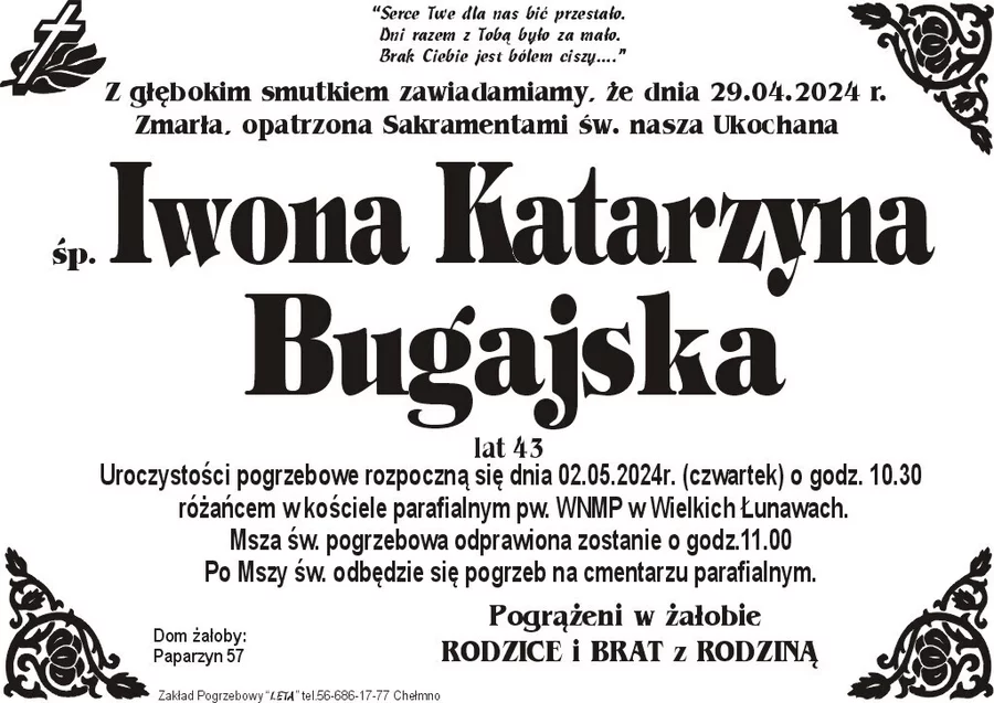 Miejsce na komentarz to przestrzeń na Twoje kondolencje.