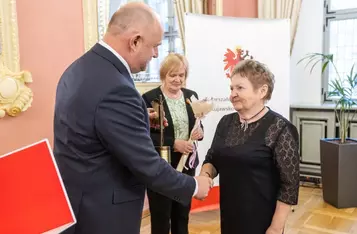 Uroczystość wręczenia nagród Stalowy Anioł, fot. Szymon Zdziebło/tarantoga.pl dla UMWKP