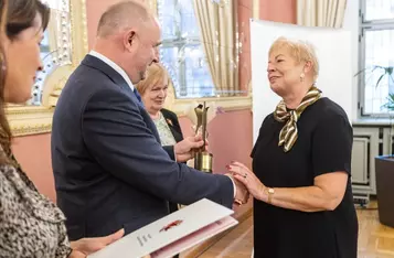 Uroczystość wręczenia nagród Stalowy Anioł, fot. Szymon Zdziebło/tarantoga.pl dla UMWKP