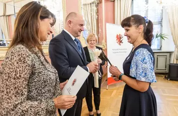 Uroczystość wręczenia nagród Stalowy Anioł, fot. Szymon Zdziebło/tarantoga.pl dla UMWKP