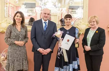 Uroczystość wręczenia nagród Stalowy Anioł, fot. Szymon Zdziebło/tarantoga.pl dla UMWKP