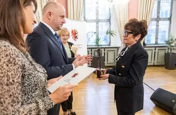 Uroczystość wręczenia nagród Stalowy Anioł, fot. Szymon Zdziebło/tarantoga.pl dla UMWKP