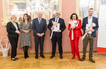 Uroczystość wręczenia nagród Stalowy Anioł, fot. Szymon Zdziebło/tarantoga.pl dla UMWKP