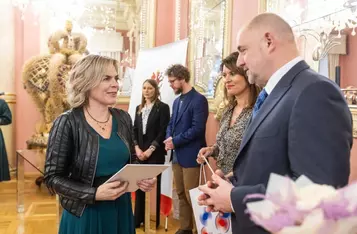Uroczystość wręczenia nagród Stalowy Anioł, fot. Szymon Zdziebło/tarantoga.pl dla UMWKP