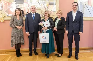 Uroczystość wręczenia nagród Stalowy Anioł, fot. Szymon Zdziebło/tarantoga.pl dla UMWKP