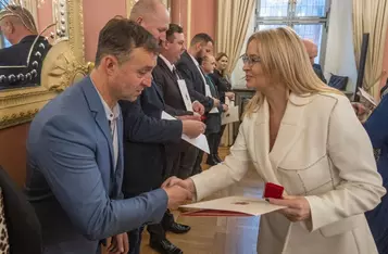 Inauguracyjne posiedzenie Kujawsko-Pomorskiej Rady Sołtysów, fot. Mikołaj Kuras dla UMWKP