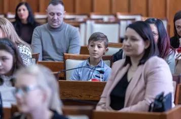 Rozdanie nagród w konkursie „Mój innowacyjny wynalazek”, fot. Mikołaj Kuras dla UMWKP