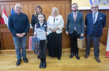 Rozdanie nagród w konkursie „Mój innowacyjny wynalazek”, fot. Mikołaj Kuras dla UMWKP