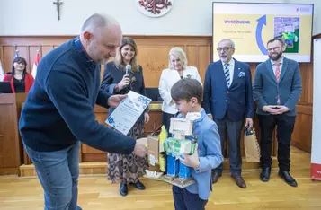 Rozdanie nagród w konkursie „Mój innowacyjny wynalazek”, fot. Mikołaj Kuras dla UMWKP