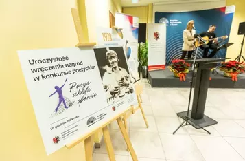 Rozstrzygnięcie konkursu „Poezja ukryta w sporcie” fot. Szymon Zdziebło/tarantoga.pl dla UMWKP