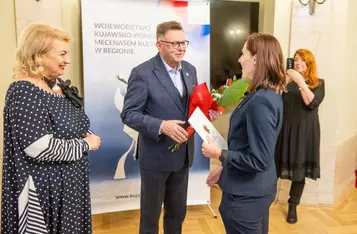 Wręczenie nagród dla działaczy kultury, fot. Andrzej Goiński/UMWKP