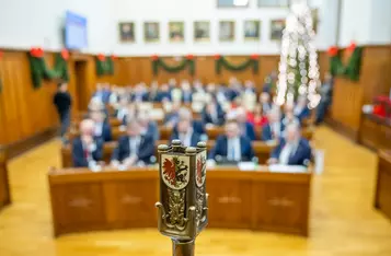 Sesja budżetowa sejmiku województwa, fot. Andrzej Goiński/ UMWKP