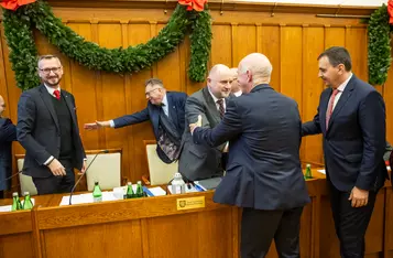 Sesja budżetowa sejmiku województwa, fot. Andrzej Goiński/ UMWKP