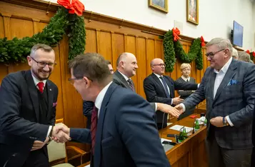 Sesja budżetowa sejmiku województwa, fot. Andrzej Goiński/ UMWKP