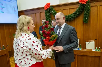 Sesja budżetowa sejmiku województwa, fot. Andrzej Goiński/ UMWKP