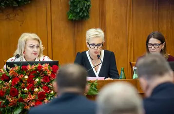 Sesja budżetowa sejmiku województwa, fot. Andrzej Goiński/ UMWKP