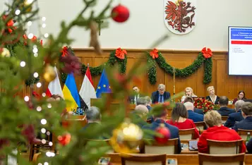 Sesja budżetowa sejmiku województwa, fot. Andrzej Goiński/ UMWKP