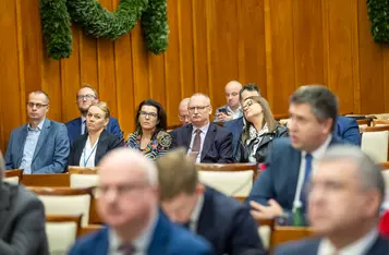 Sesja budżetowa sejmiku województwa, fot. Andrzej Goiński/ UMWKP