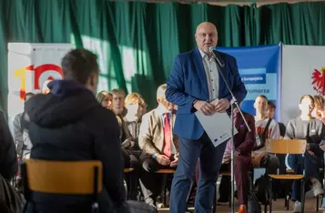 Spotkanie w sprawie uruchomienia naboru wniosków w LGD adresowanego do klubów młodzieżowych, fot. Mikołaj Kuras dla UMWKP