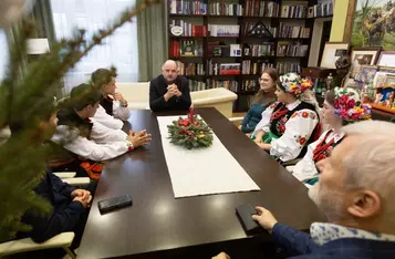 Spotkanie z Grupo Folclórico Polonês Mazury, fot. Andrzej Goiński/UMWKP