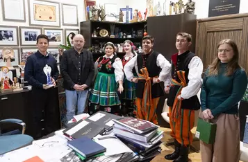 Spotkanie z Grupo Folclórico Polonês Mazury, fot. Andrzej Goiński/UMWKP