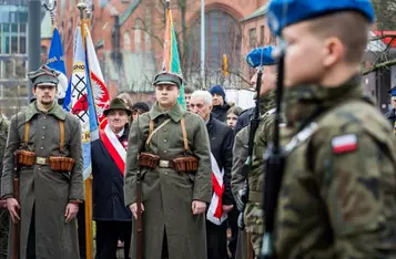 Obchody Narodowego Dnia Zwycięskiego Powstania Wielkopolskiego, Bydgoszcz 27 grudnia 2024, fot. Tomasz Czachorowski/eventphoto