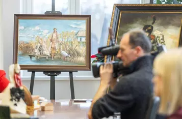 Konferencja prasowa przed XIII Marszałkowskim Balem Dobroczynnym fot. Szymon Zdziebło/tarantoga.pl dla UMWKP