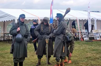 Piknik zimowy z inscenizacją historyczną w Borównie/ Fot. Bartosz Kubacki